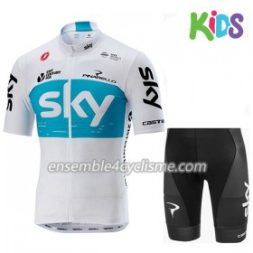 Tenue Maillot + Cuissard 2018 Team Sky Enfant N001